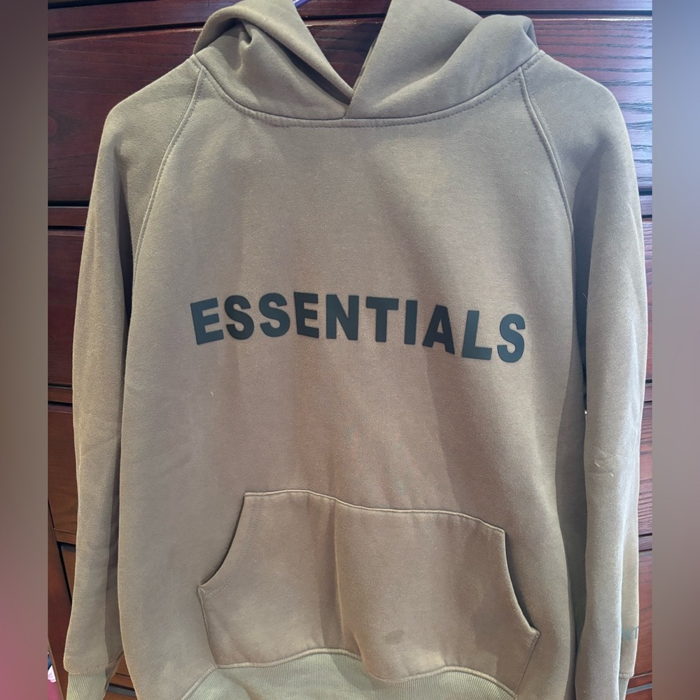 Essentials Brown Hoodie for Men - size small